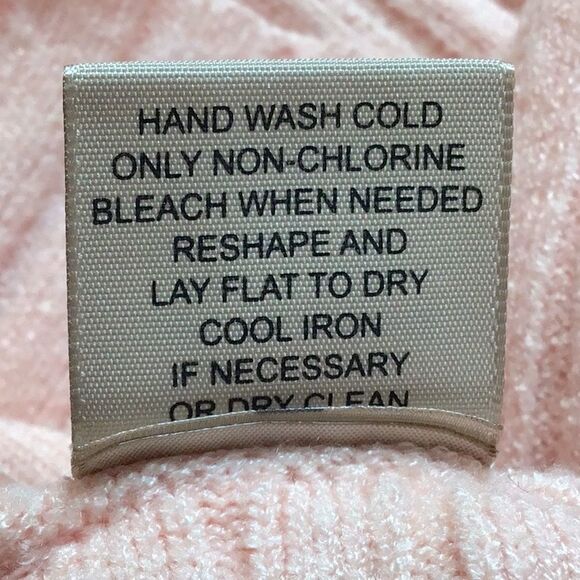 Philosophy Strawberry Pink Horizontal Knit Stripe Turtleneck Sweater - Picture 12 of 12